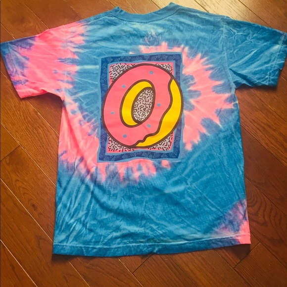 "ODD FUTURE Pro Tour LA" Tie-Dye T-shirt - Picture 8 of 8
